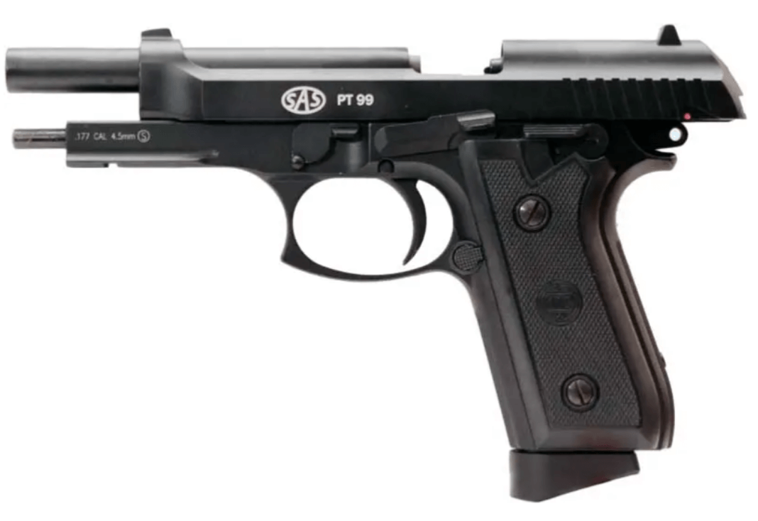 Пістолет пневматичний SAS (Taurus PT99) Blowback. метал Фото 2